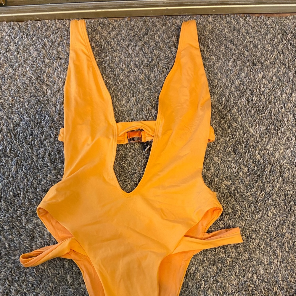Orange one piece